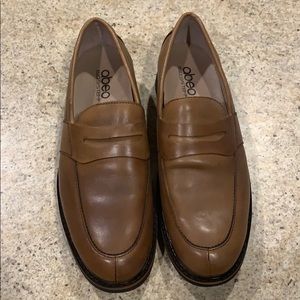 Abeo Bio System Mens Brown loafers sz 8